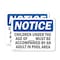 Signmission Children Under The Age Of Pool Spa, 10 in W x Rectangle, Plastic OS-2PACK-NS-P-710-L-15340 - alternate 1